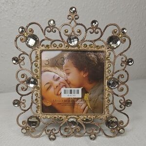 Green Tree Gallery elegant brown and gold ornate metal picture frame.
